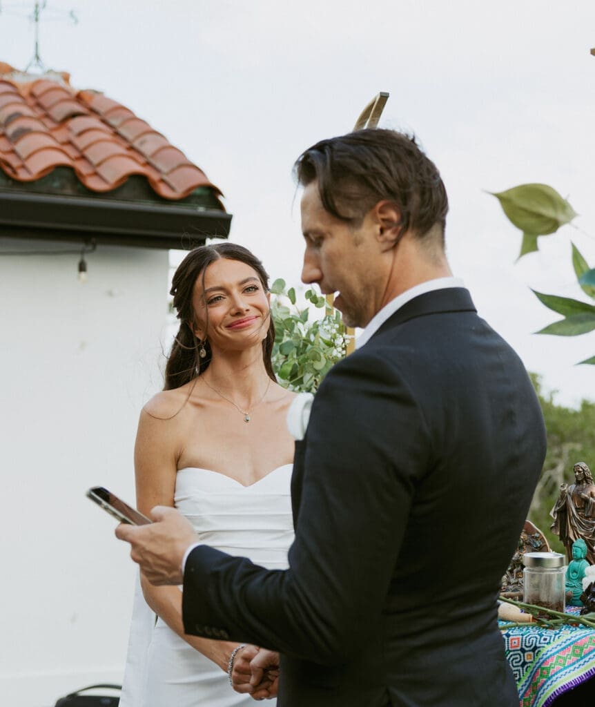 candid wedding ceremony in central florida
