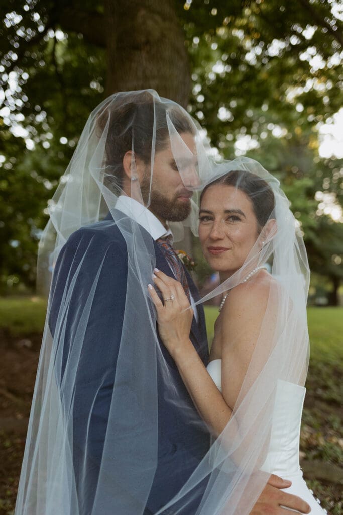 candid and fun bride and groom captured with documentary style wedding photos in central florida