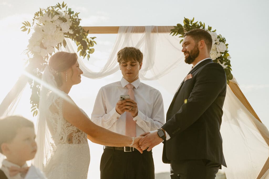 florida beach wedding ceremony