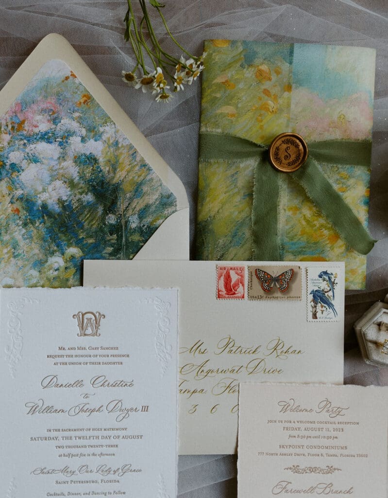 wedding invitation suite