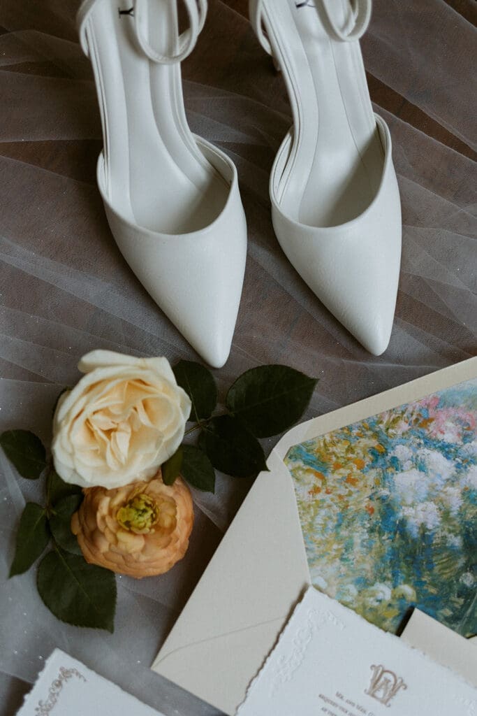 wedding detail flatlay