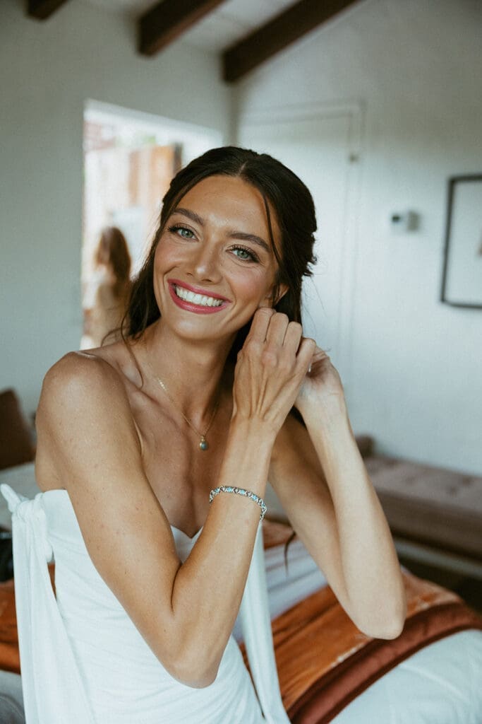 bride getting ready