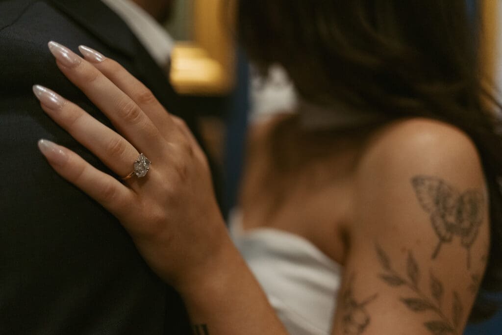 art museums engagement photos at the museum of fine arts in st pete, florida