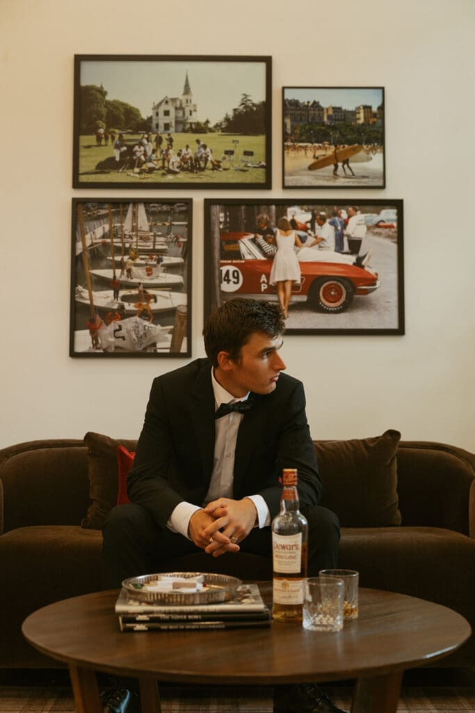 groom at the groom suite